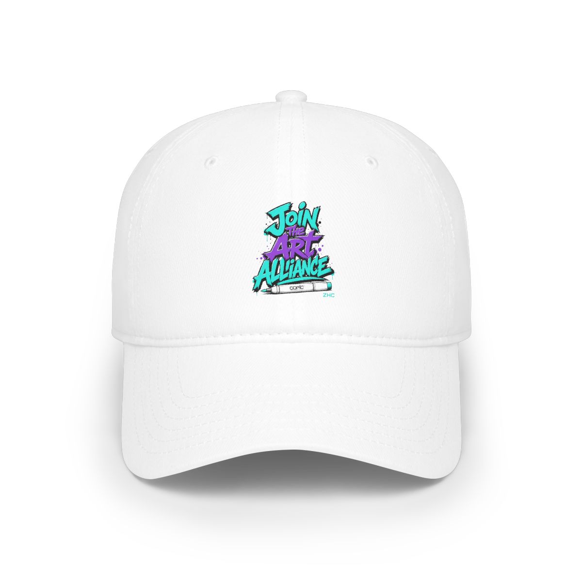 ZHC "Join the Art Alliance" Hat - alternate angle 2, merchandise