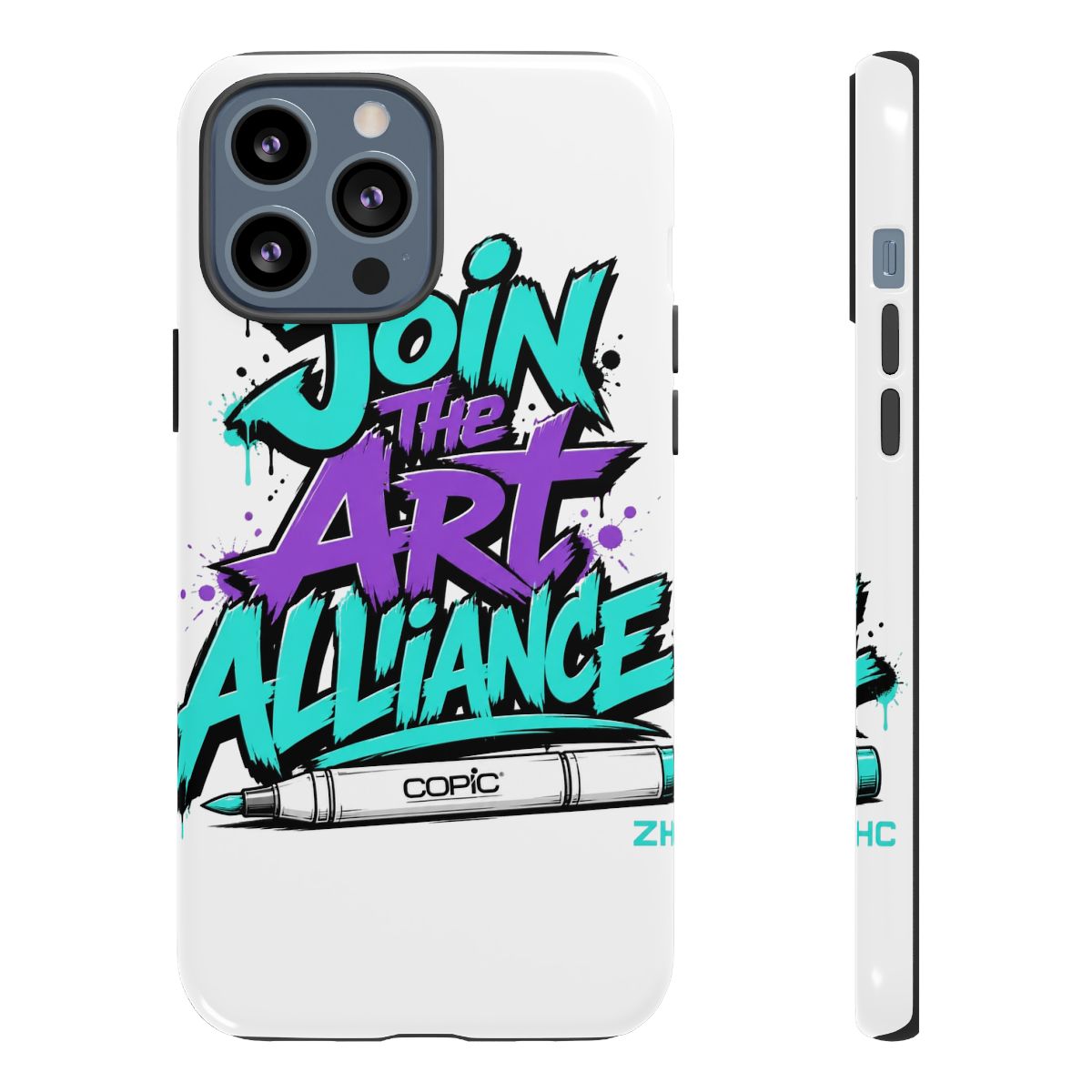 ZHC "Join the Art Alliance" Phone Case - alternate angle 4, merchandise