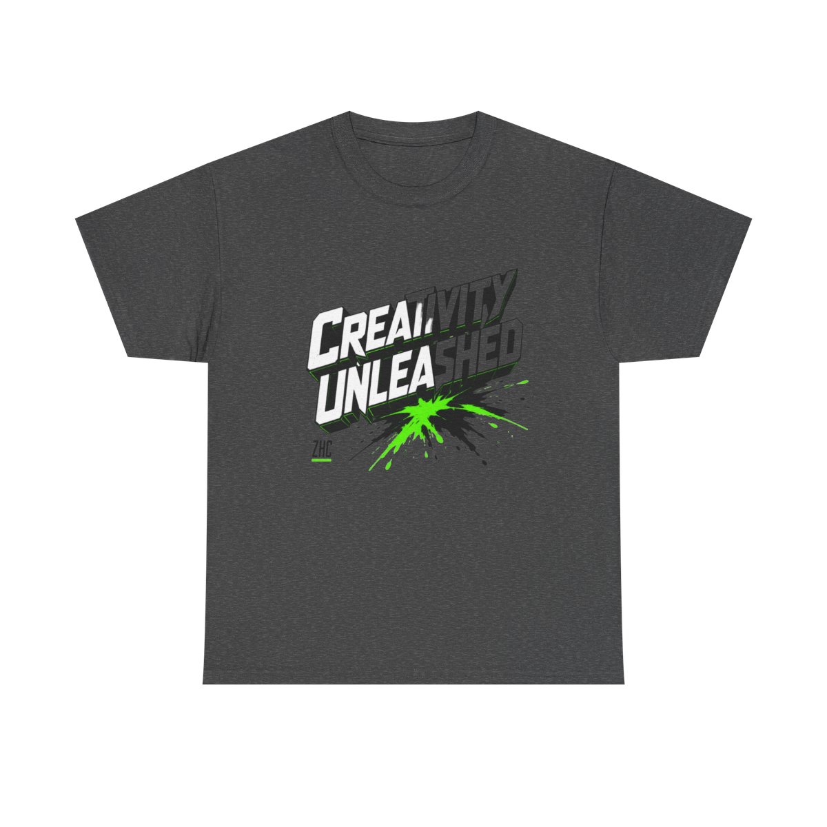 ZHC "Creativity Unleashed" Unisex Tee - alternate angle 2, merchandise