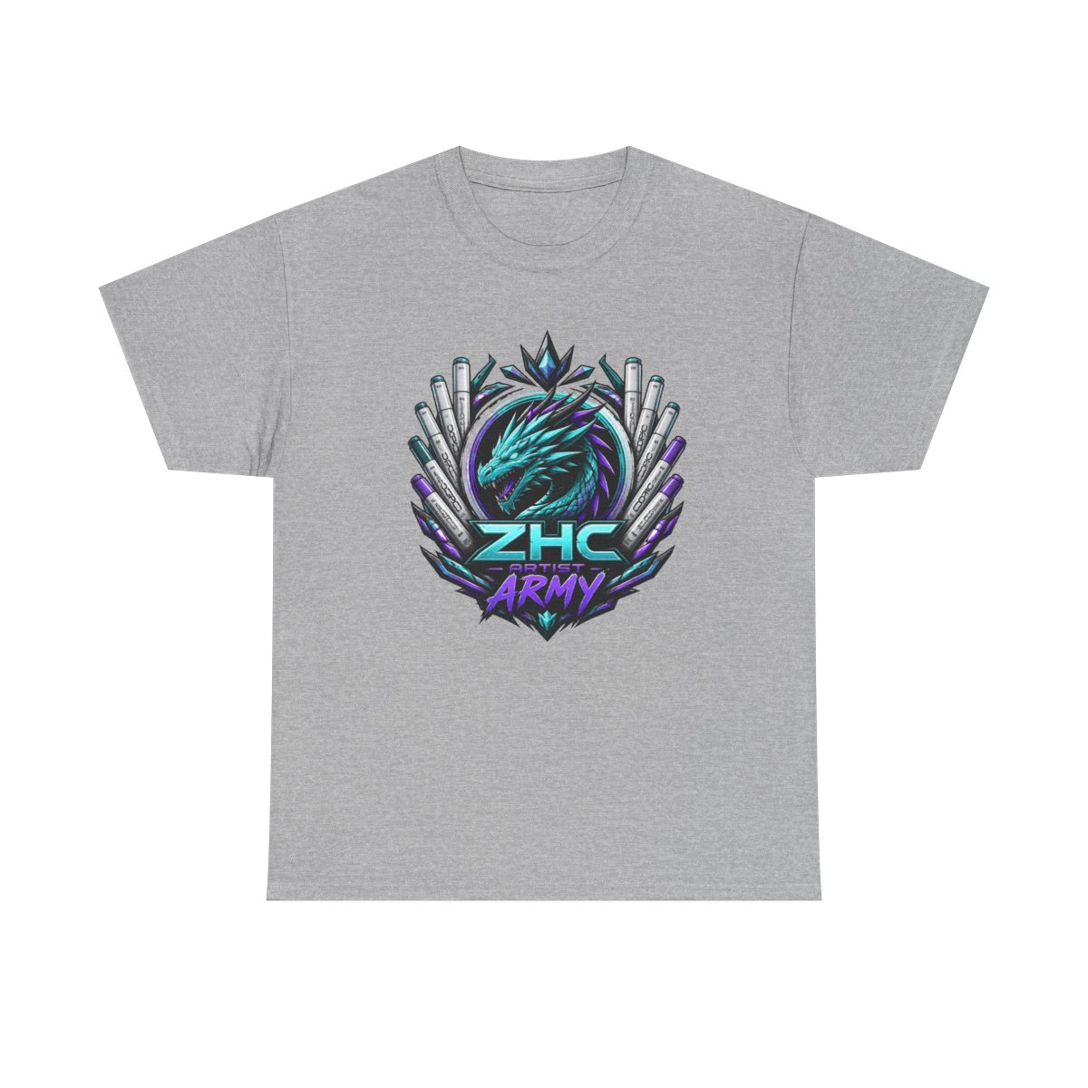 ZHC "ZHC Artist Army" Unisex Tee - alternate angle 2, merchandise
