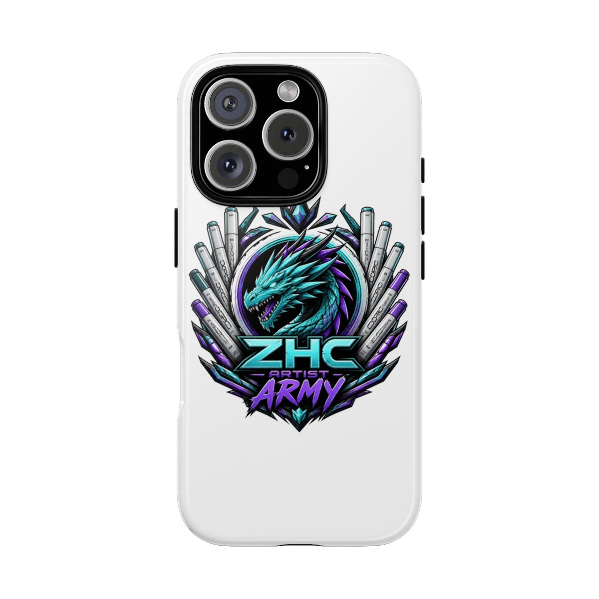 ZHC "ZHC Artist Army" Phone Case - alternate angle 2, merchandise