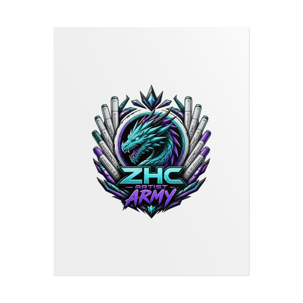 ZHC "ZHC Artist Army" Poster - alternate angle 1, merchandise