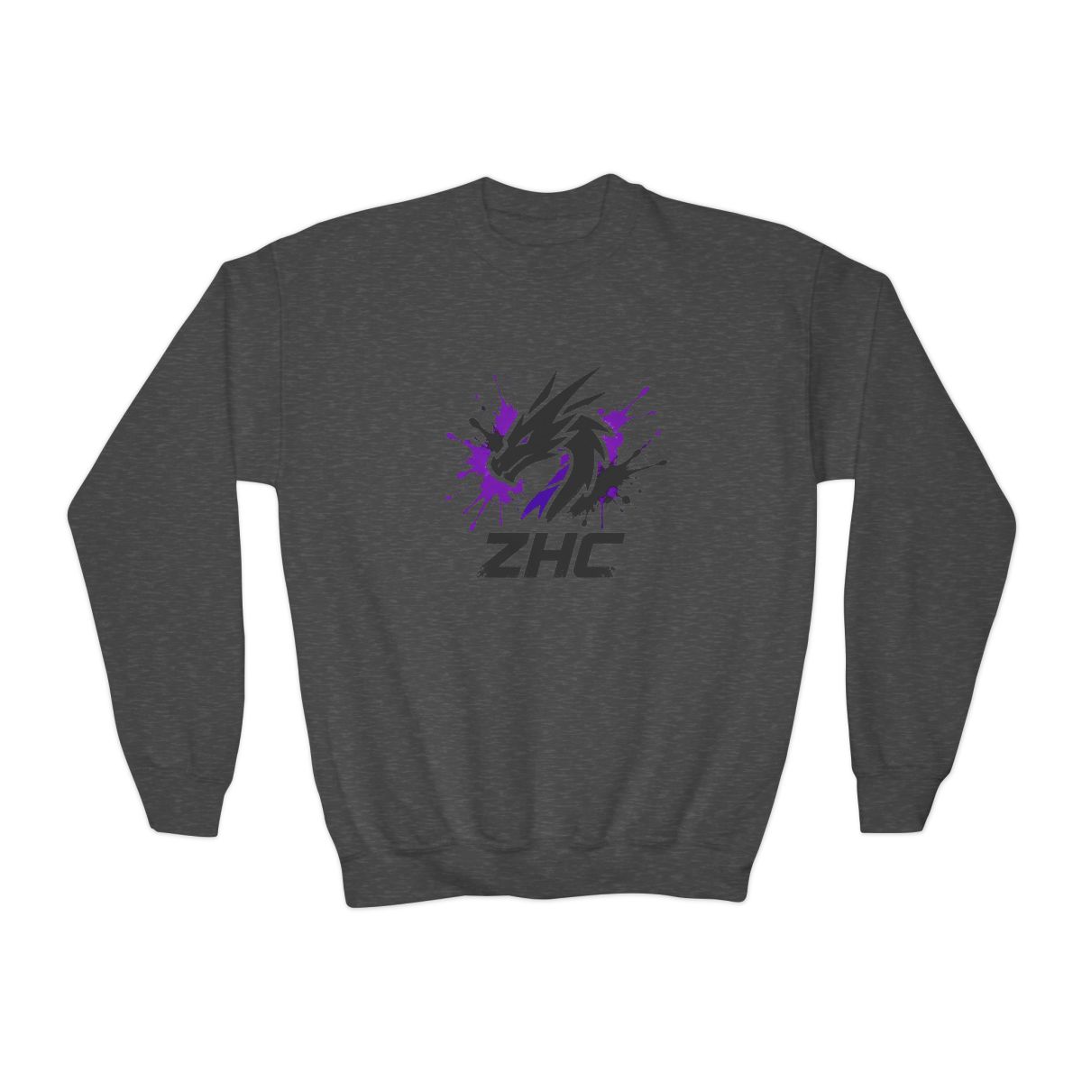 ZHC "Design 3" Kids Crewneck - alternate angle 2, merchandise