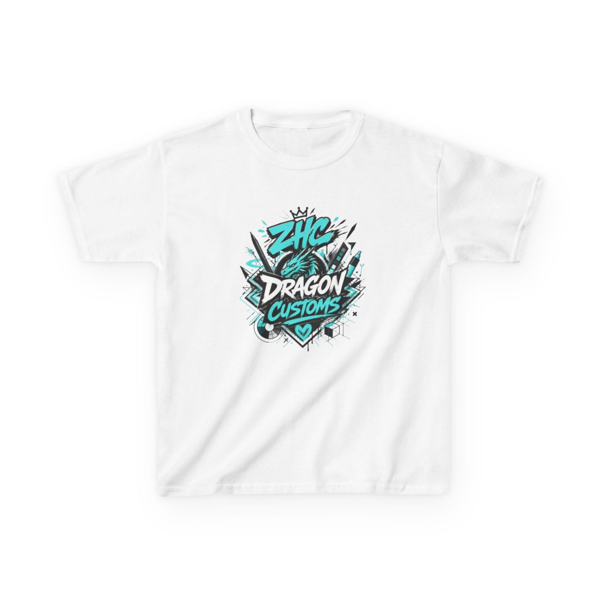 ZHC "DRAGON CUSTOMS" Unisex Kids Tee
