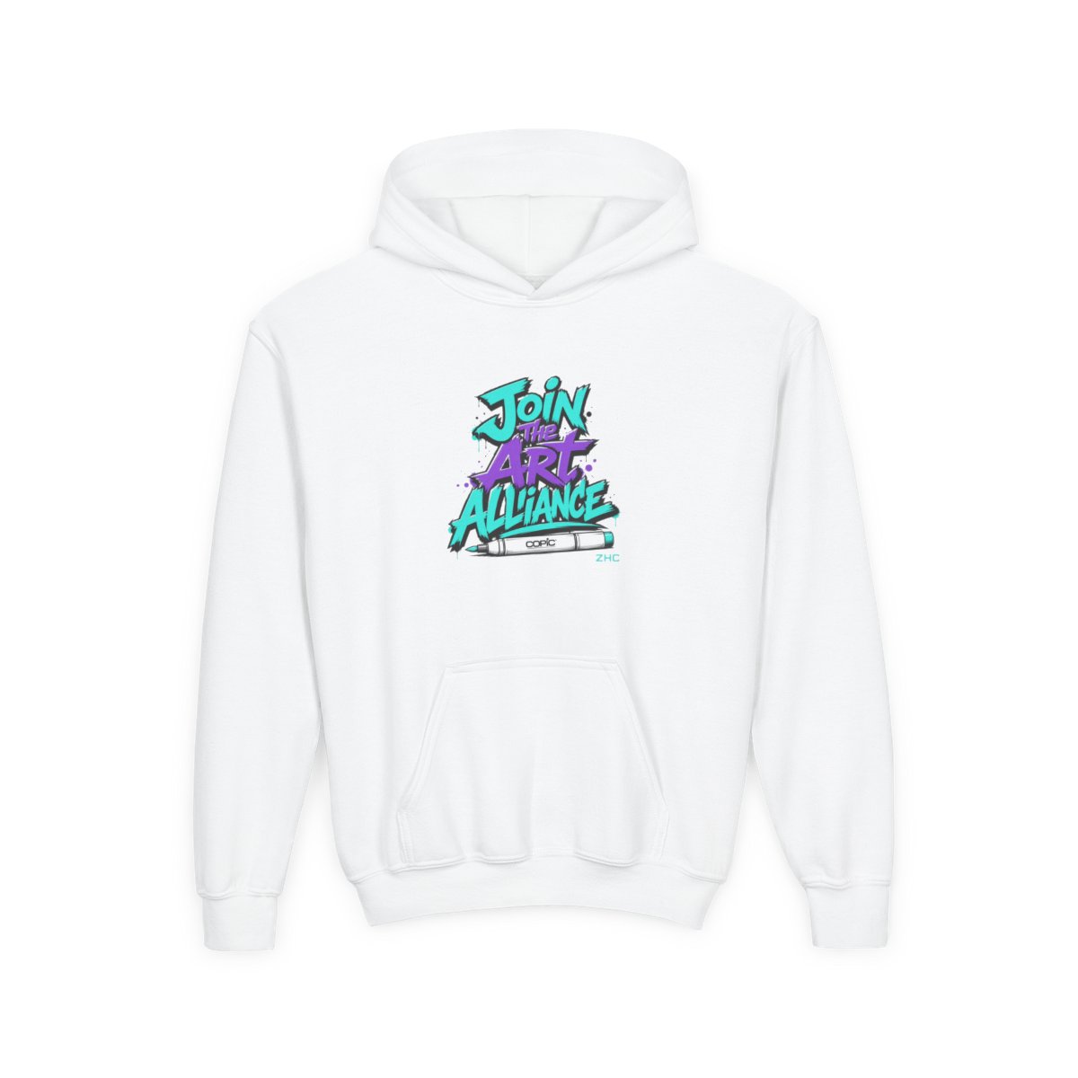 ZHC "Join the Art Alliance" Kids Hoodie