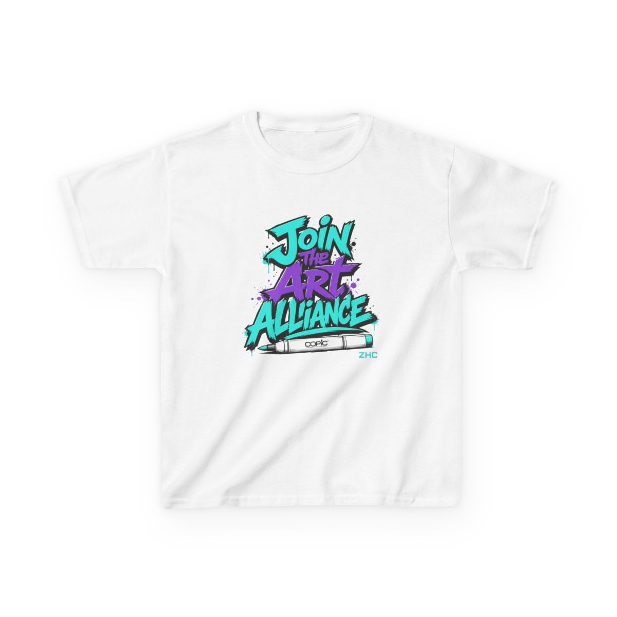 ZHC "Join the Art Alliance" Unisex Kids Tee
