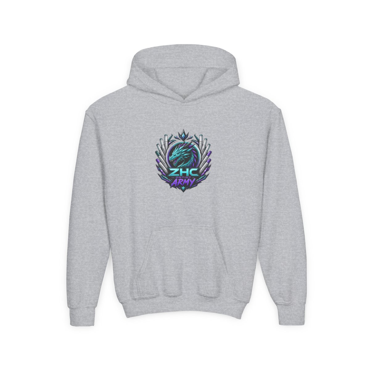 ZHC "ZHC Artist Army" Kids Hoodie - alternate angle 2, merchandise